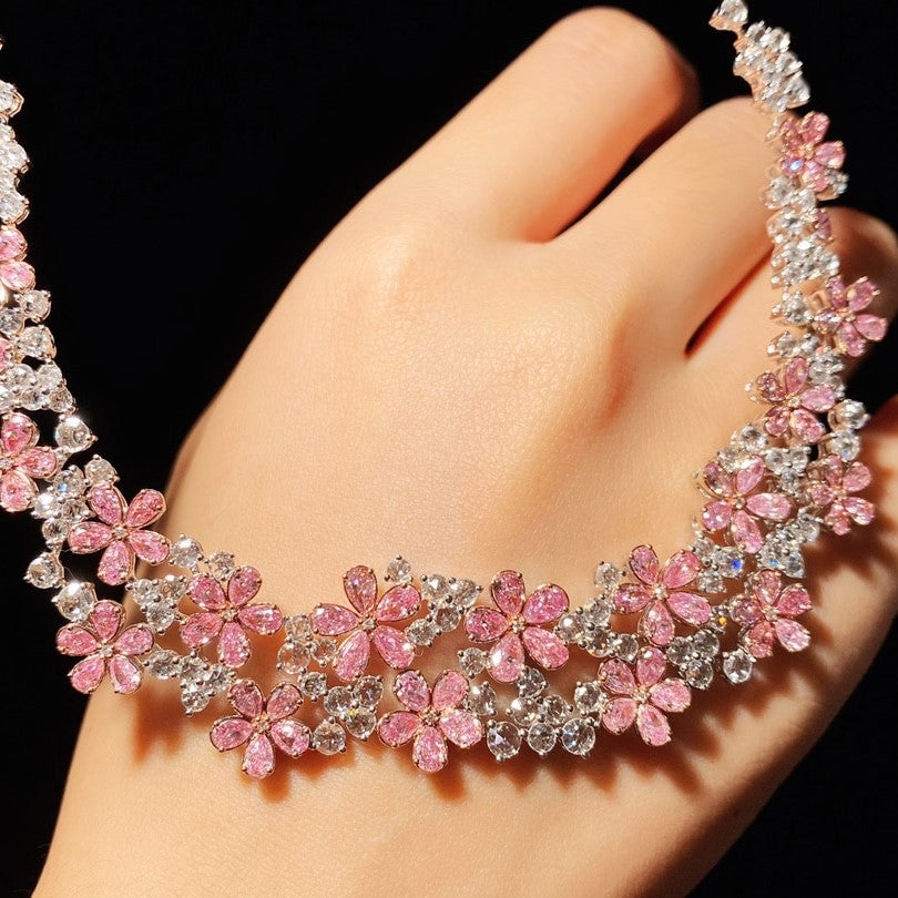 Flower Cocktail Necklace