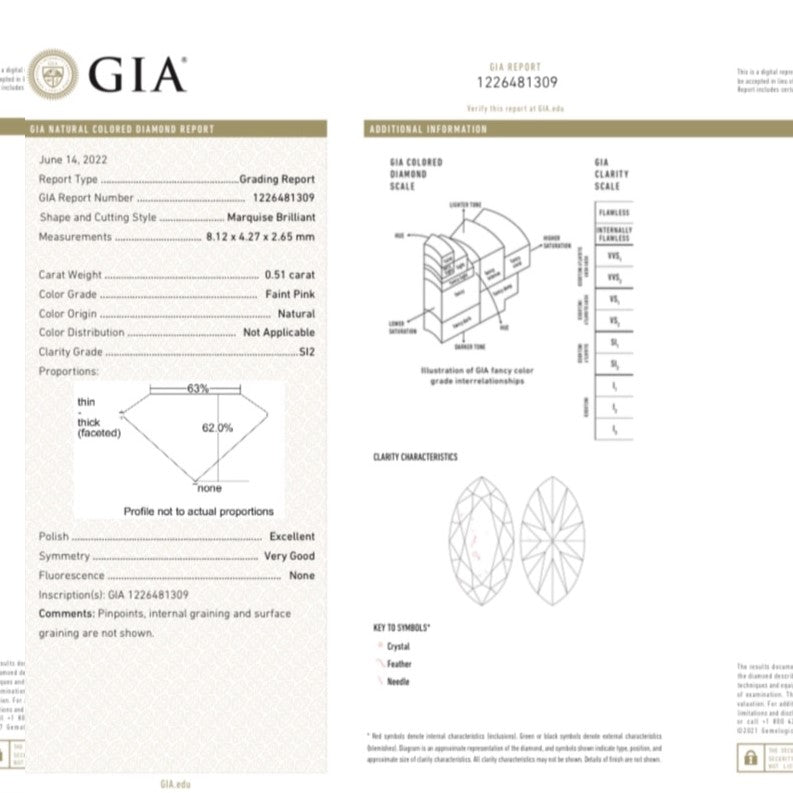 Collier cocktail diamant rose