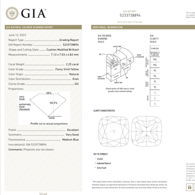 Bespoke High Jewellery - Fancy Yellow Diamond Ring