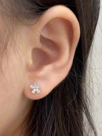 0.60ct Cherry Blossom Diamond Stud Earrings