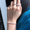 Bracelet tennis diamant marquise