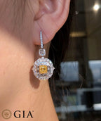 Yellow Drop Earrings