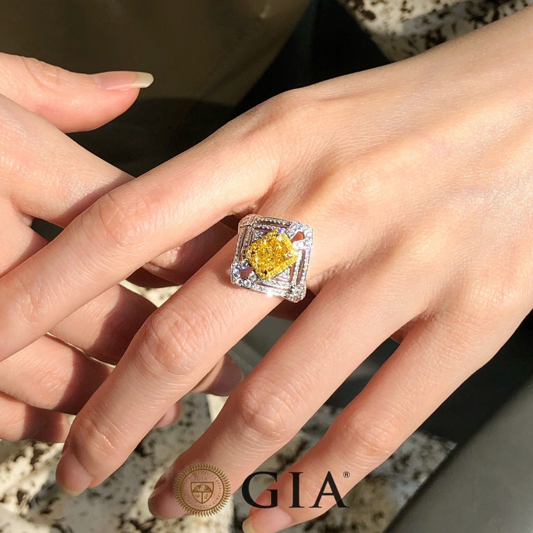 1.60 Carat Yellow Diamond