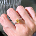 GIA Certified Emerald Cut Diamond Ring