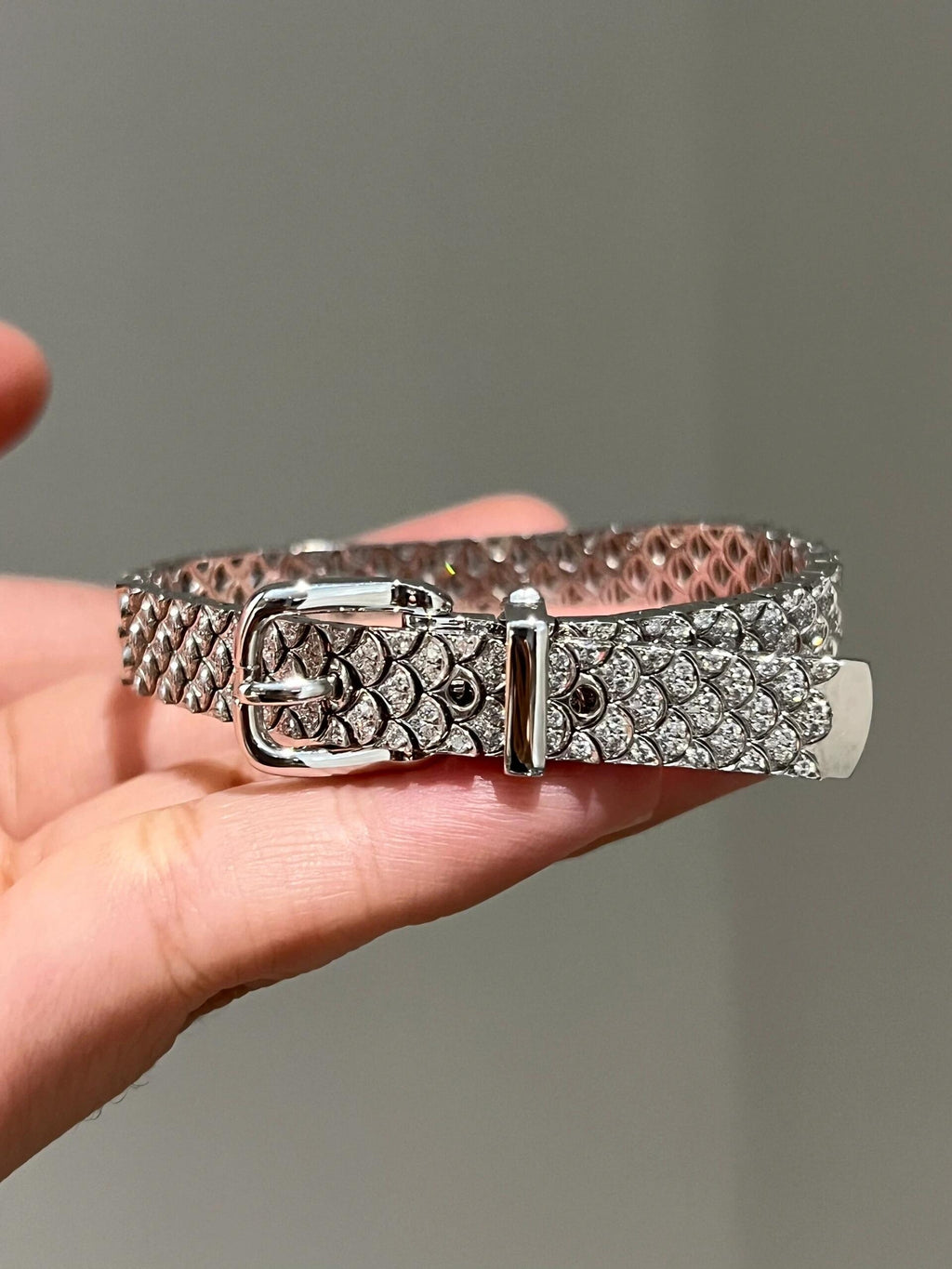 Fish-Scale Belt Design Bracelet