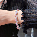 Diamond Double Halo Bracelet