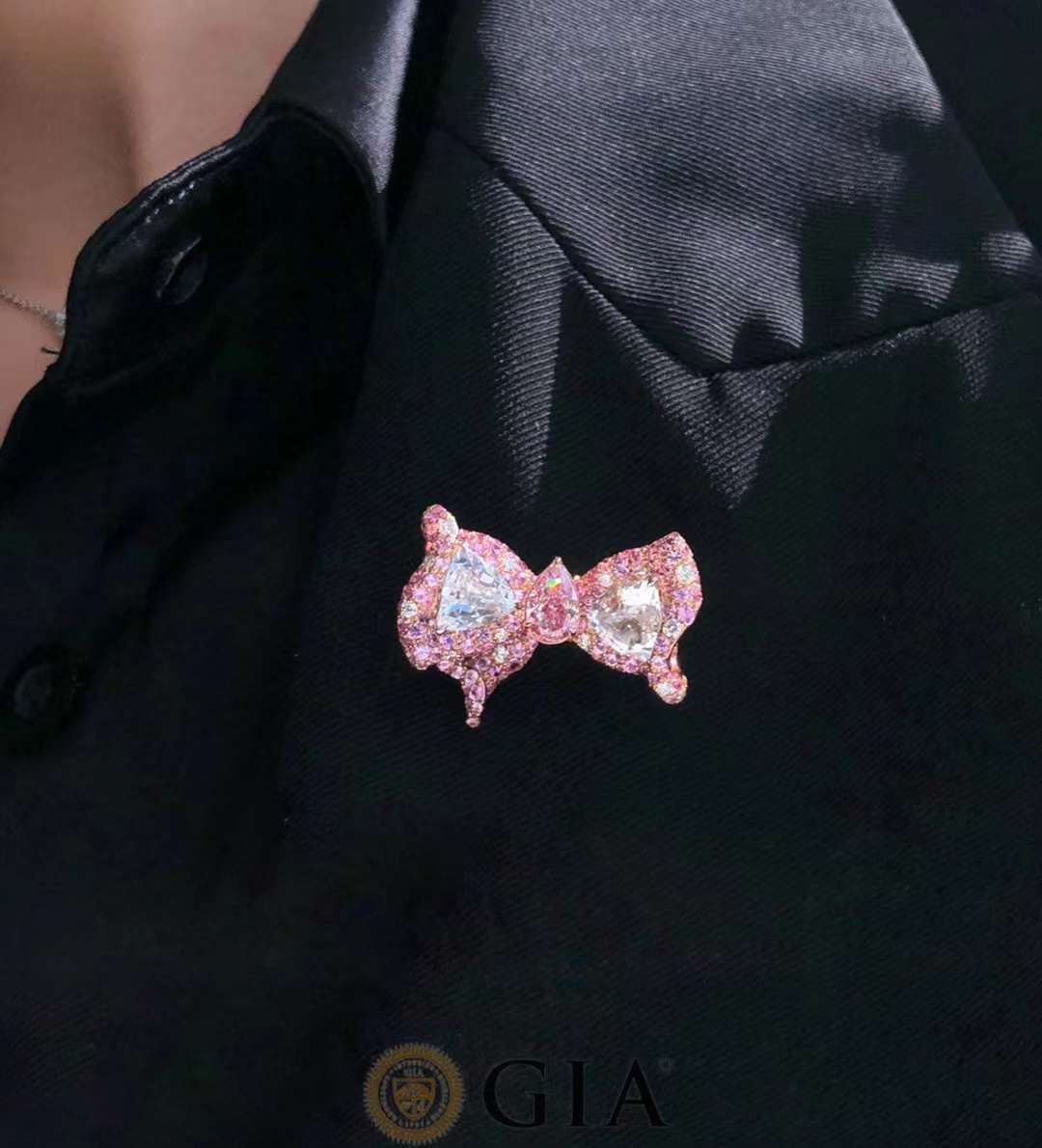 Broche Bague Convertible Rose Fantaisie