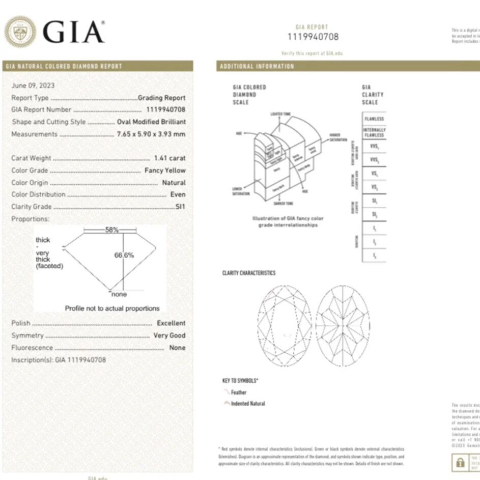 Gia Diamond Certified Earrings