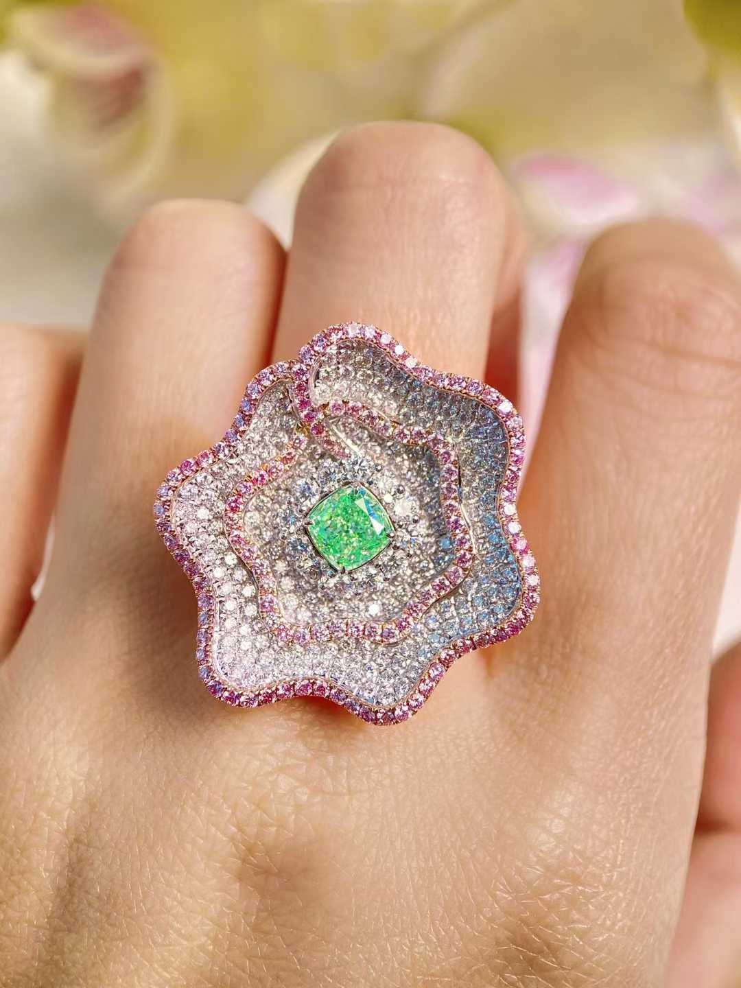 Muse Flower Cocktail Ring