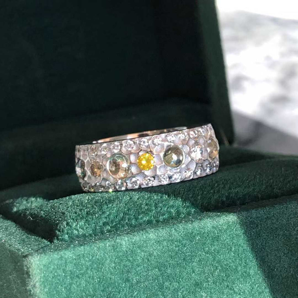 Bague tour complet de couleur 