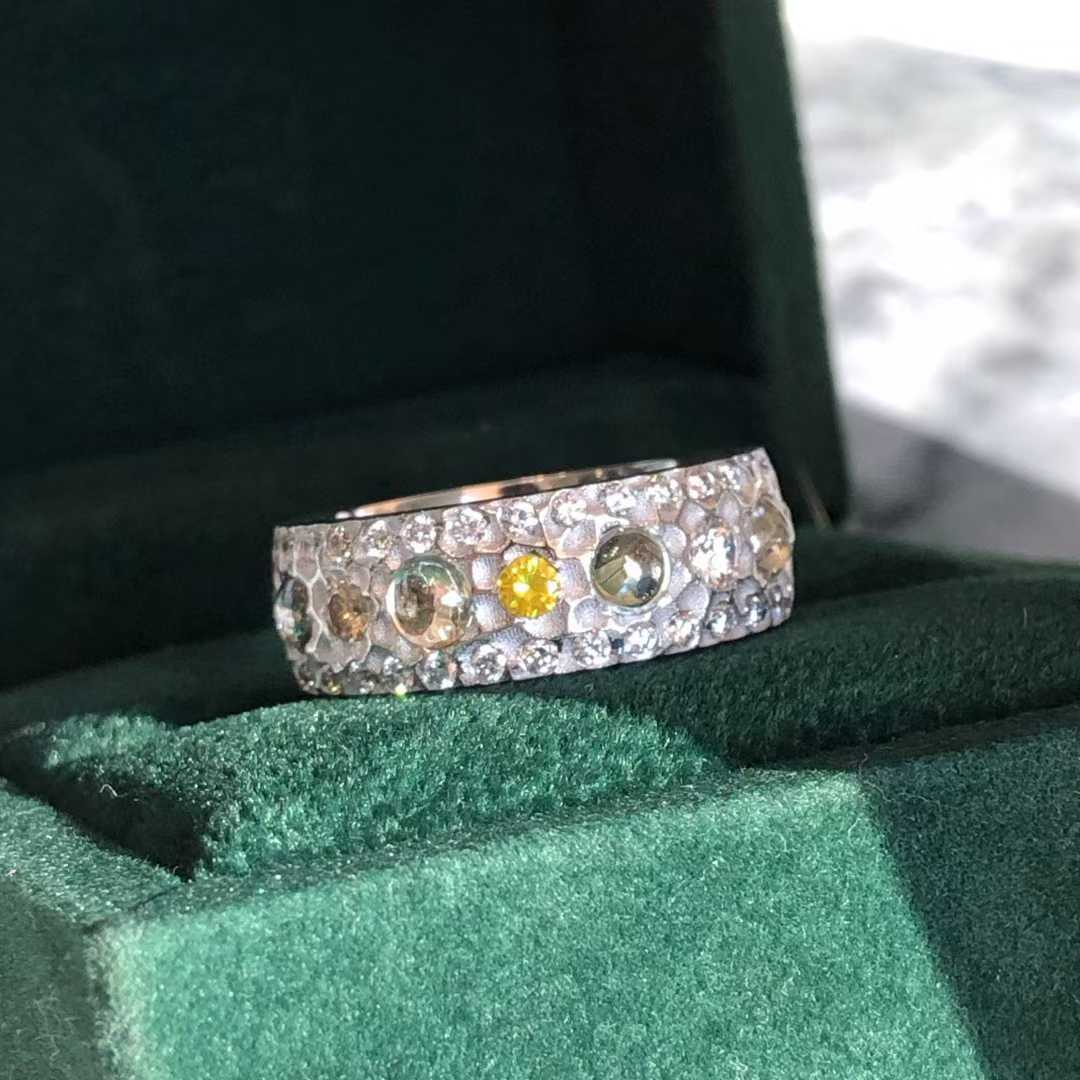 Bague tour complet de couleur 