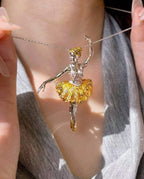 Ballerina Brooch / Pendant – 3ct Diamond