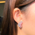 Pink Diamond Earrings