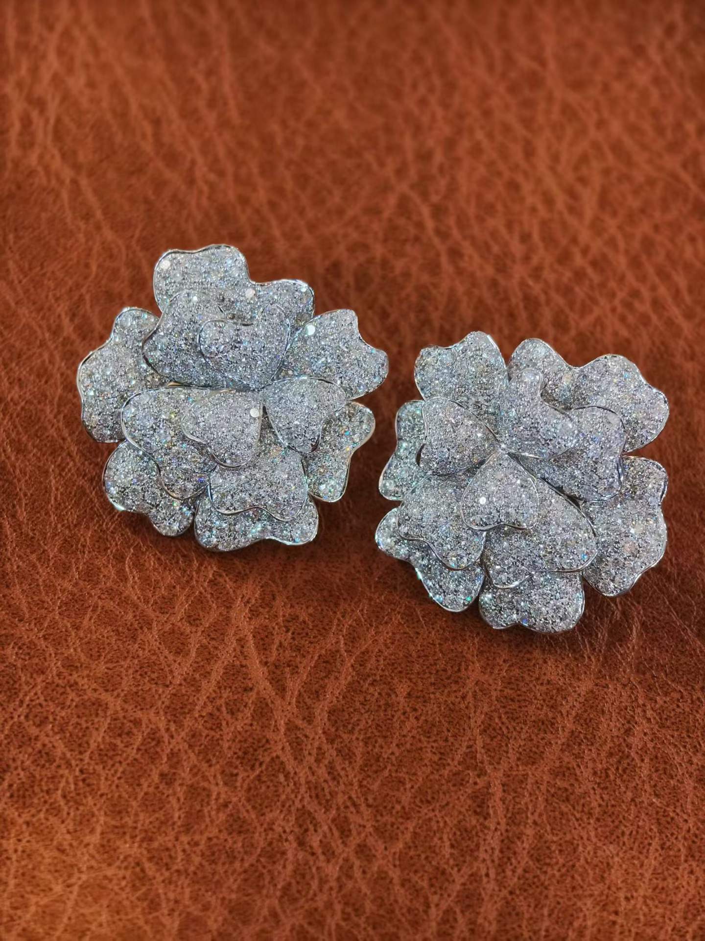Floral Diamond Earrings