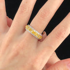 Yellow Diamond Eternity Ring