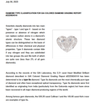 Rare bague diamant coeur rose GIA