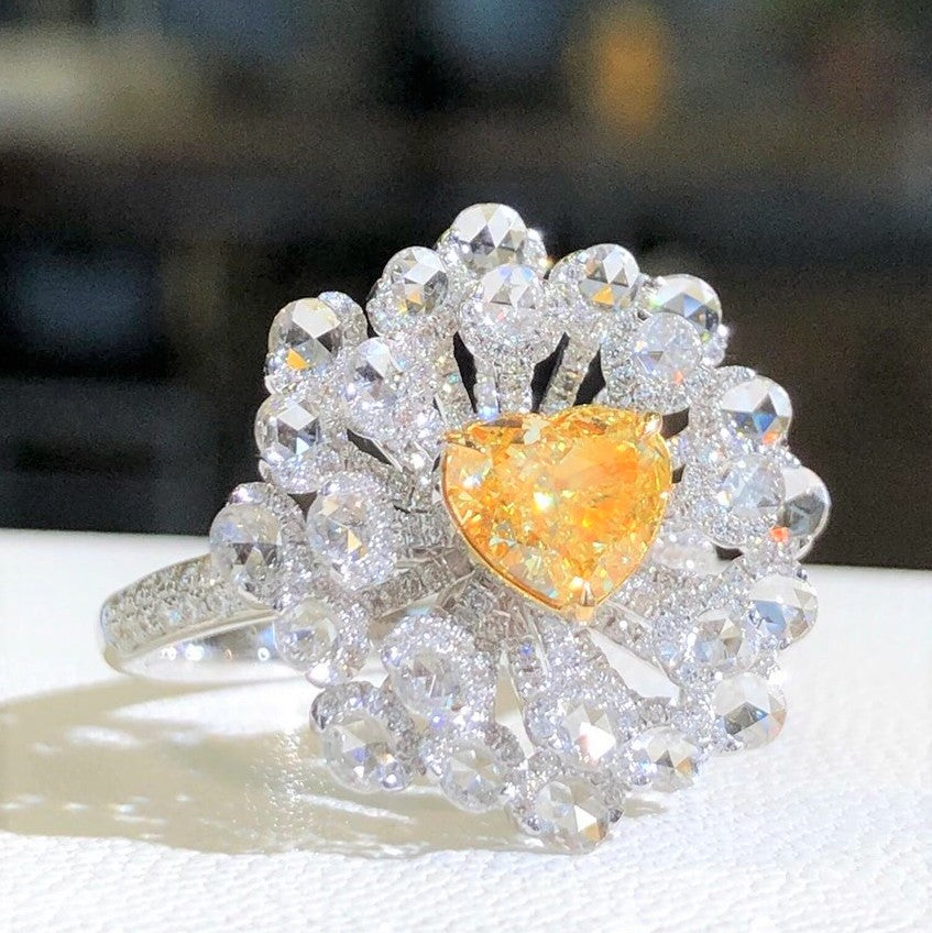 2.20 Karat Diamant Verlobungsring - GIA zertifizéiert