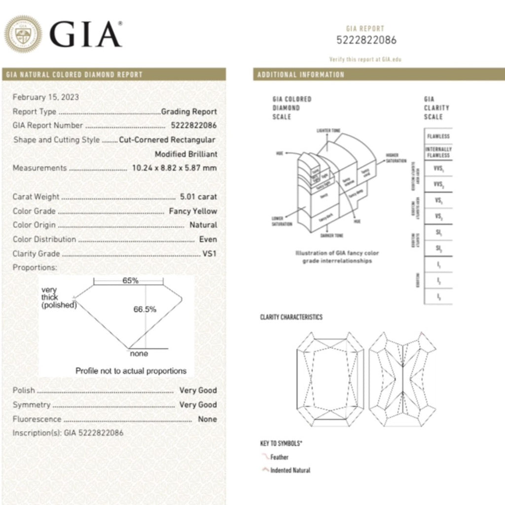 8 Carat EZE Fine Jewelry GIA Certified Fancy Yellow Diamond Halo Ring