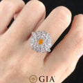Diamond Bubble Ring