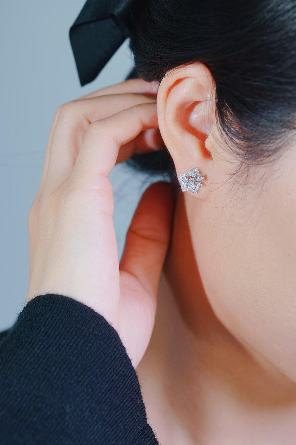 Irregular Flower Stud Earrings