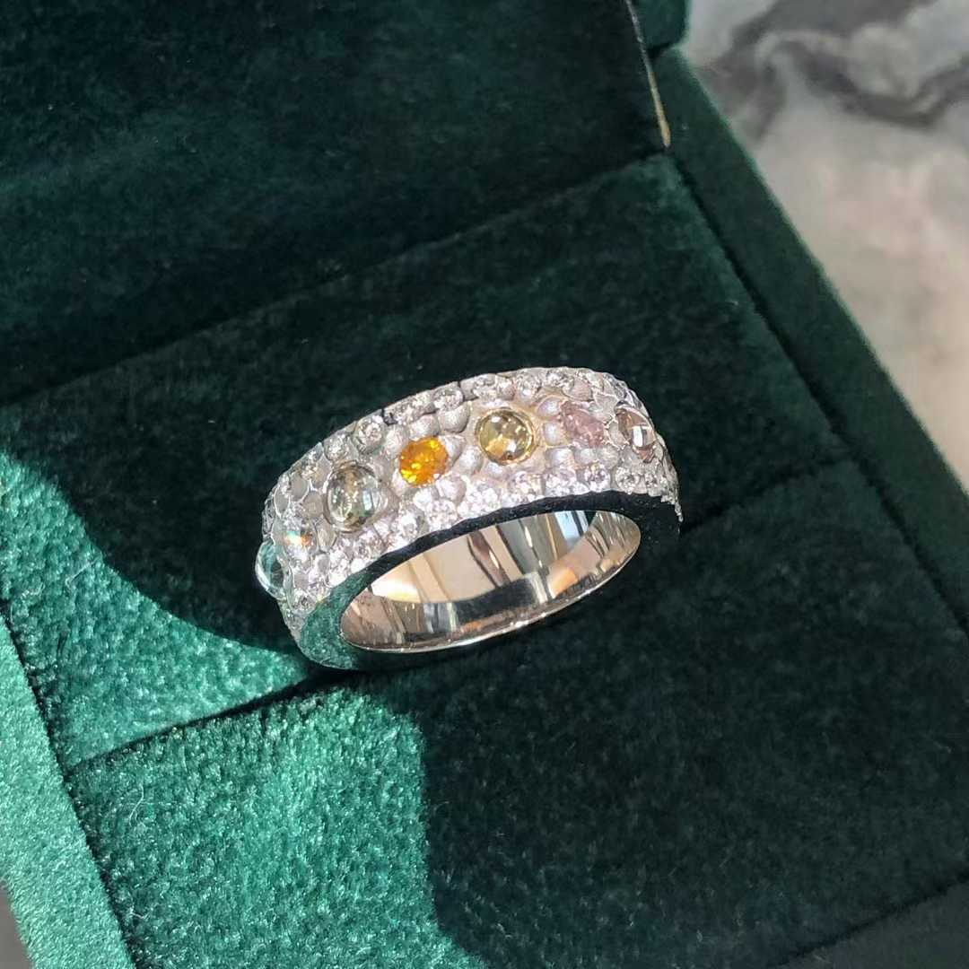 Bague tour complet de couleur 