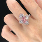 GIA COLOURED DIAMOND RING