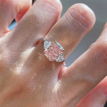 Pink Diamond Engagement Ring