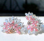 Pink Diamond Earrings