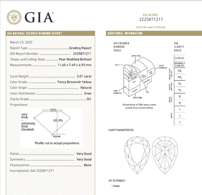 Diamond Earrings GIA Certified