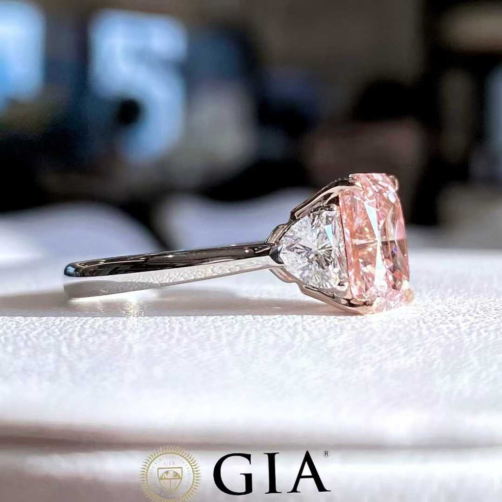 Pink Diamond Engagement Ring