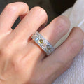 Bague tour complet de couleur 