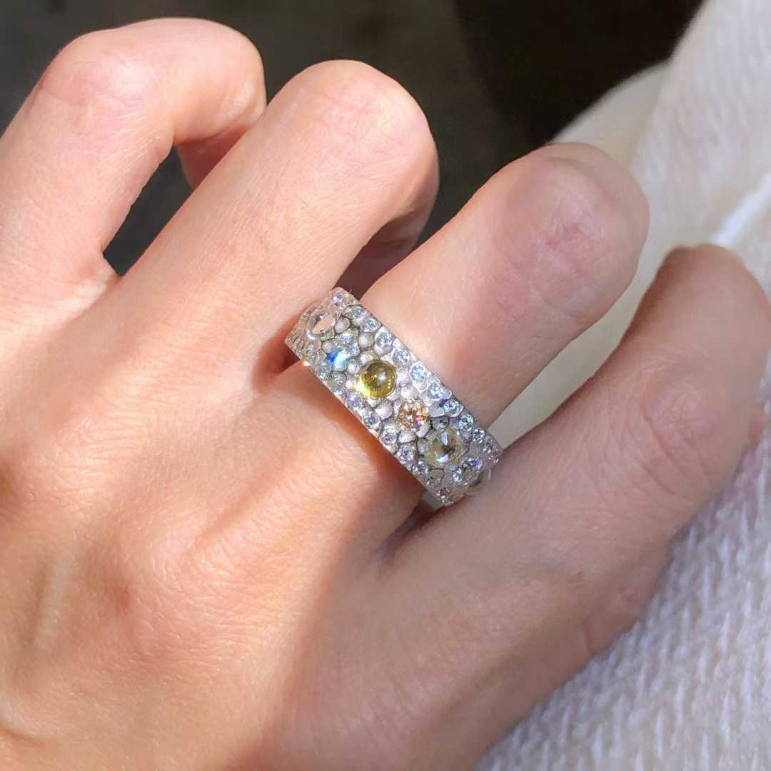 Fancy Colored Full Band Ring