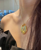 Palette Fancy Colored Diamond Necklace
