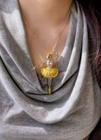 Ballerina Brooch / Pendant – 3ct Diamond