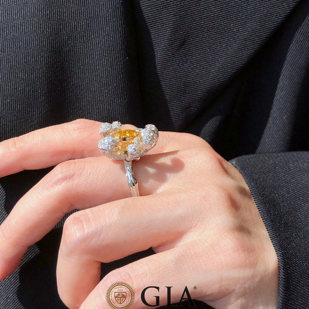 Medusa Diamond Ring