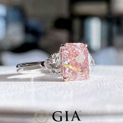 Pink Diamond Engagement Ring