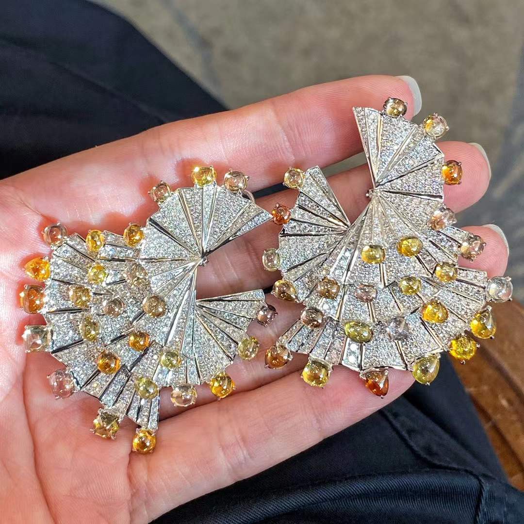 Boucles d’oreilles Paon 