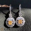 Yellow Drop Earrings