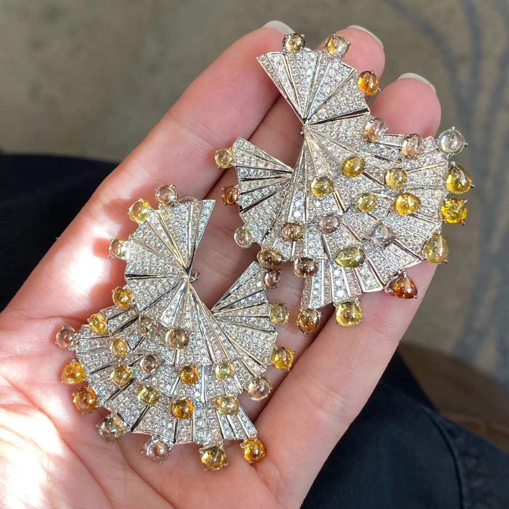 Boucles d’oreilles Paon 