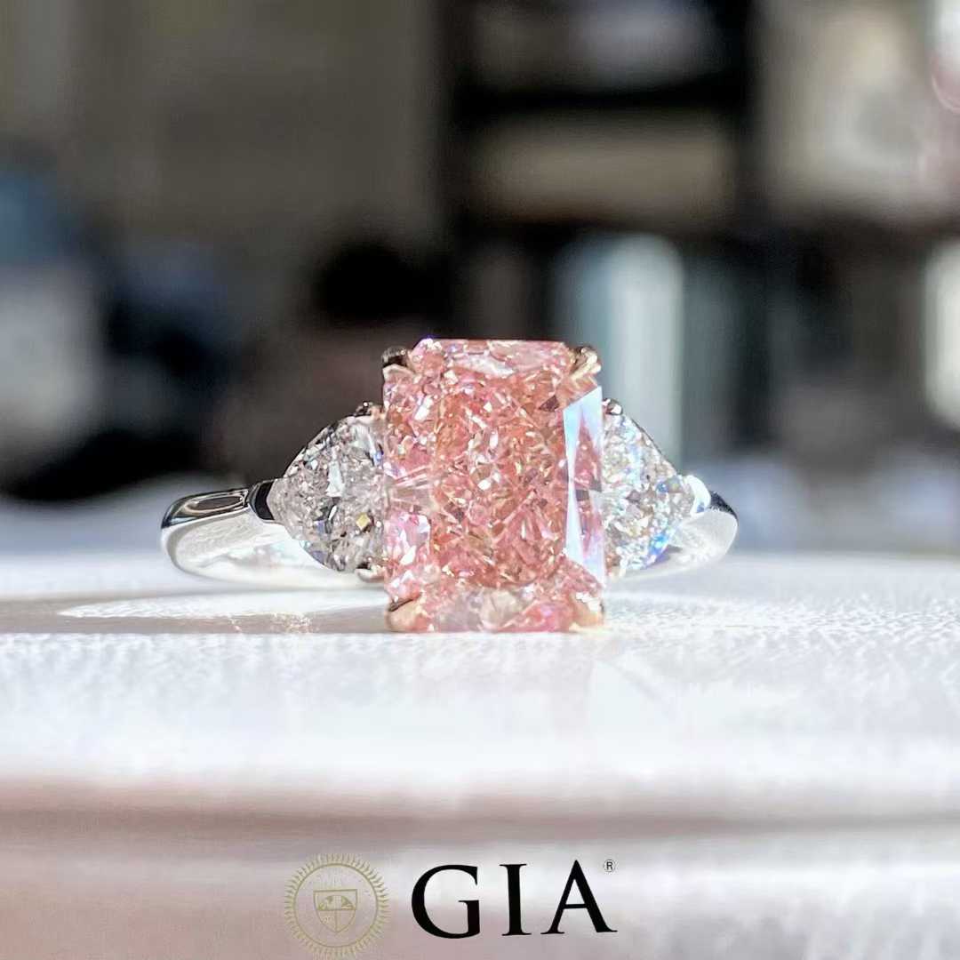 Pink Diamond Engagement Ring