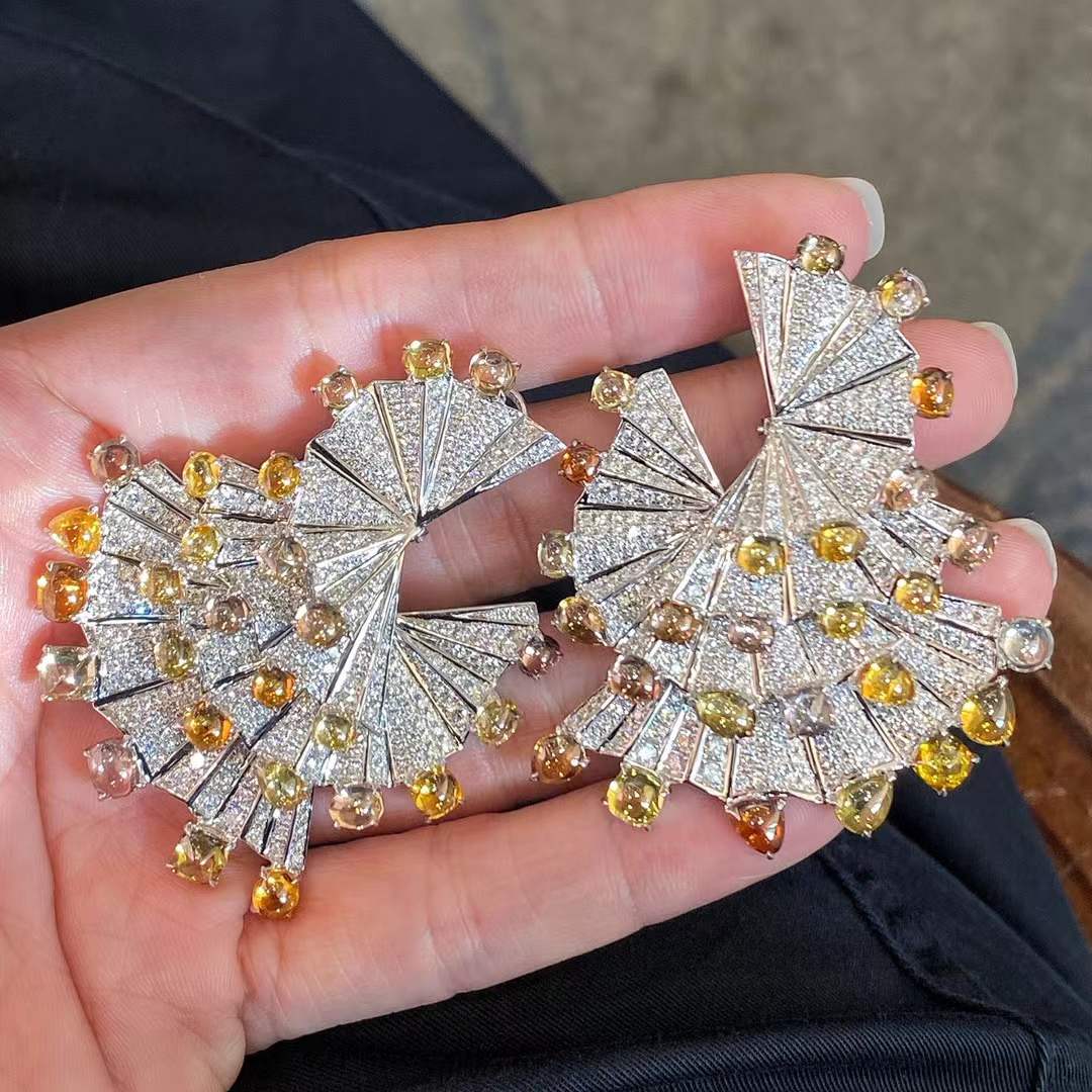 Boucles d’oreilles Paon 