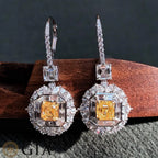 Yellow Drop Earrings