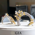 Floral Hoop Earrings
