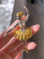Ballerina Brooch / Pendant – 3ct Diamond