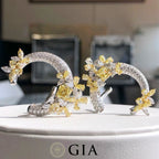Floral Hoop Earrings