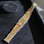 Multicolored Natural Diamond Bracelet — 30 Carats