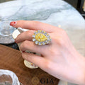  Convertible jewelry design showing clasp or hinge that transforms ring into pendant.