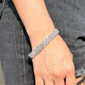 Emerald Cut Diamond Tennis Bracelet in 18K White Gold, 17.60ct of Dazzling Diamonds