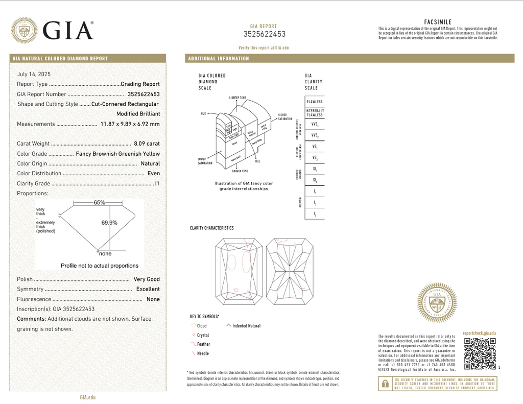 GIA 8.09ct Green Diamond Ring with 1.58ct Accent Diamonds