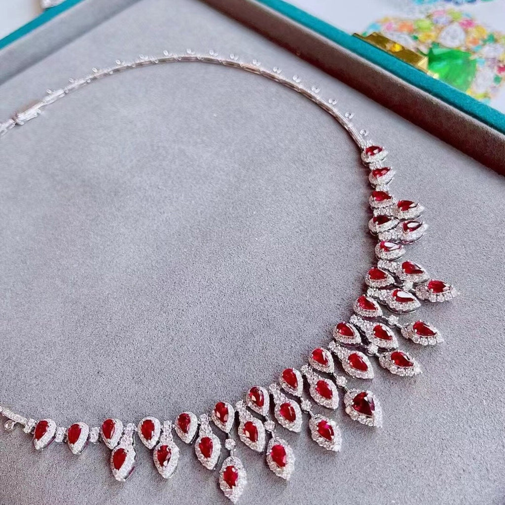 Ruby and Diamond Necklace